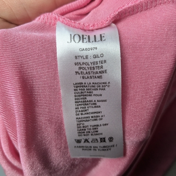 JOELLE Collection Cardigan Cover Up Size XL (Could Fit 2XL) Colorful Bright Pink - Picture 7 of 11